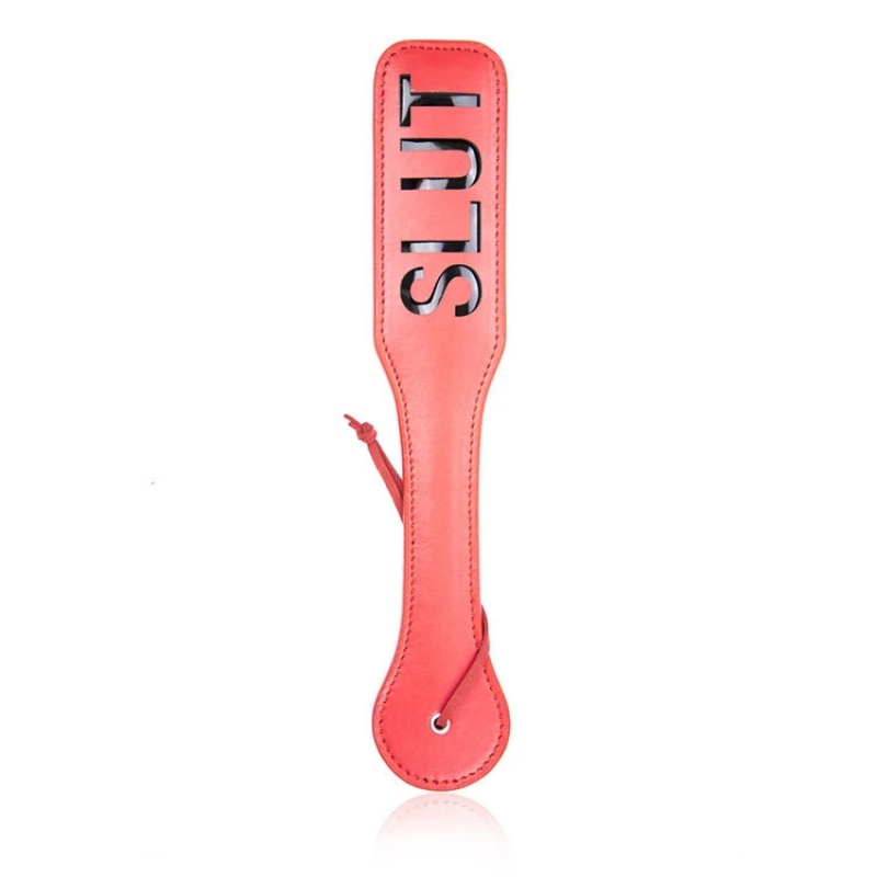 Шлепалка Fetish Boutique Spanking Paddle-SLUT Red