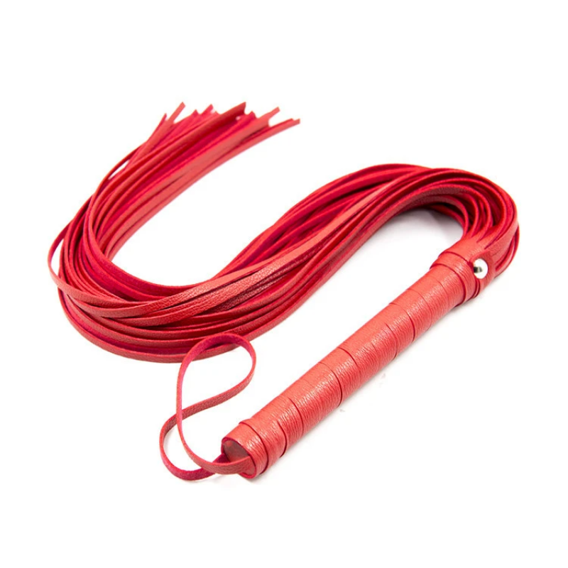 Плетка длинная Fetish Boutique Delux Extra-Long Flogger Red