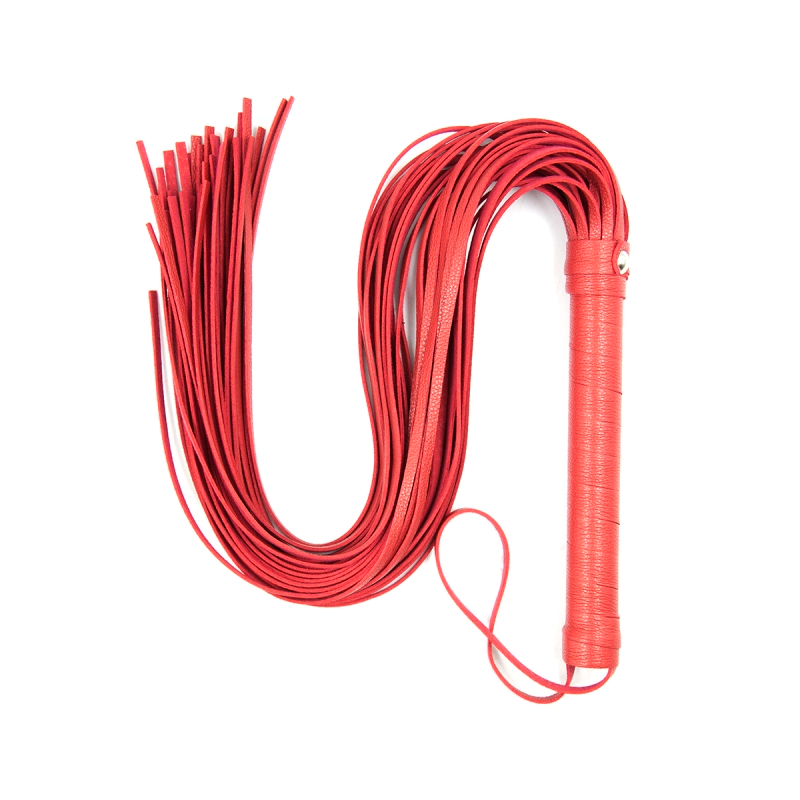 Плетка длинная Fetish Boutique Delux Extra-Long Flogger Red