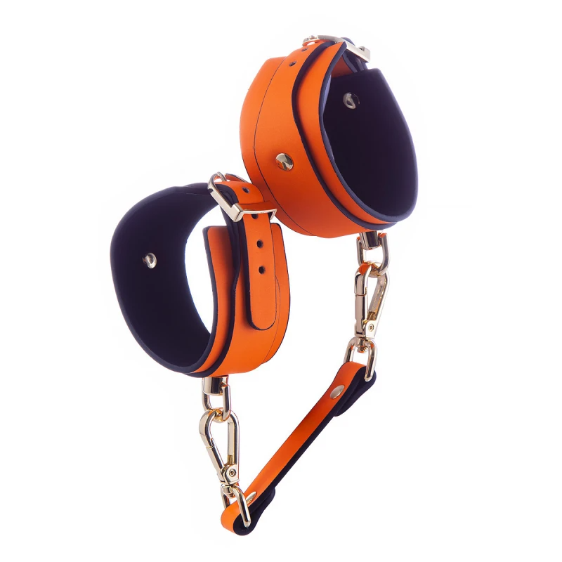 Наручники светящиеся в темноте Fetish Boutique Glow-In-The-Dark Ankle Cuffs Orange