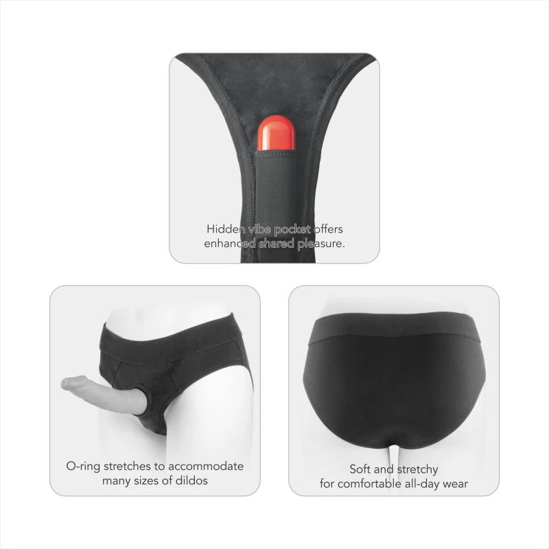 Трусики для страпона Versatile Unisex Strap-On Harness Briefs