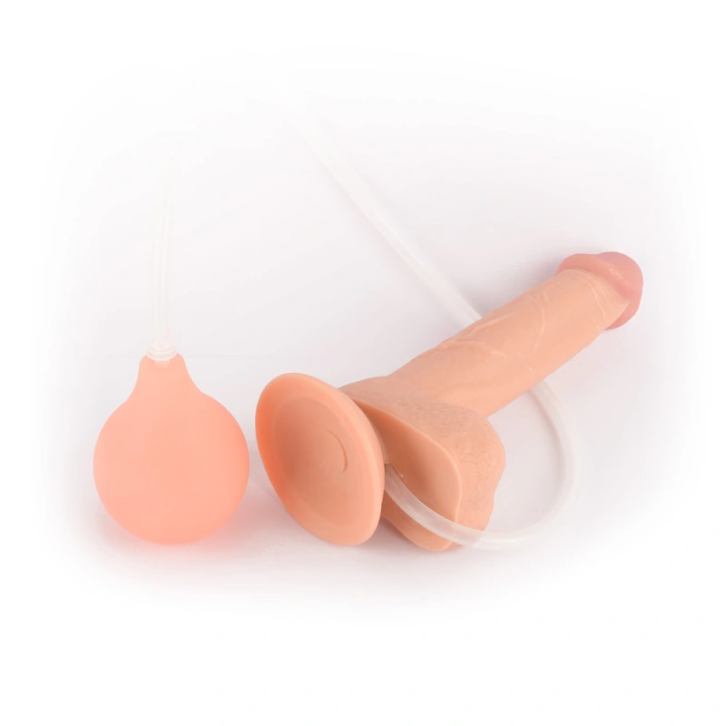 Реалистичный кончающий фаллоимитатор 8.5” Easy-Squirter Ejaculating Realistic Dildo, 22 см