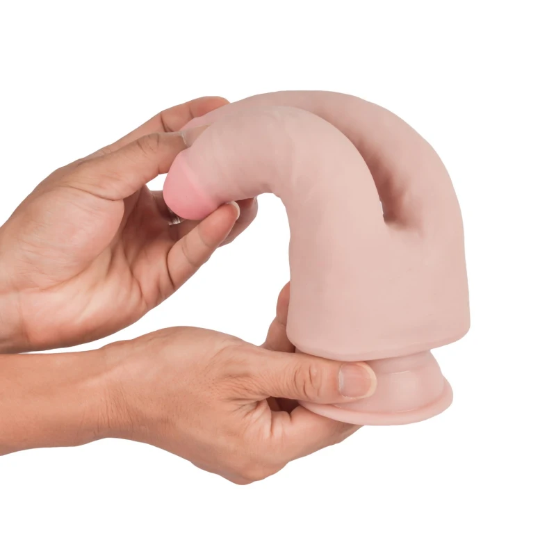 Двойной реалистичный фаллоимитатор 9" Knight Cock 3D Triple Density Double Penetrator