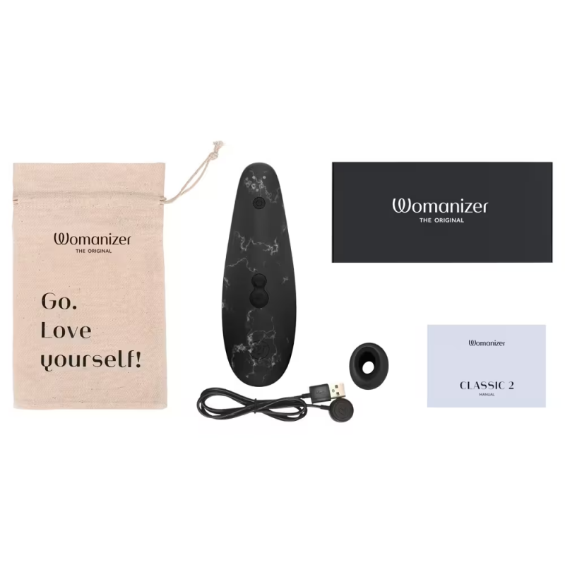 Вакуумный стимулятор Womanizer Marilyn Monroe™ Special Edition Black Classic 2