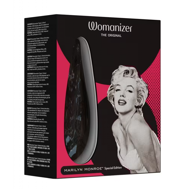 Вакуумный стимулятор Womanizer Marilyn Monroe™ Special Edition Black Classic 2