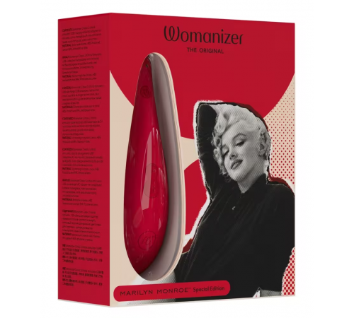 Вакуумный стимулятор Womanizer Marilyn Monroe™ Special Edition Red Classic 2