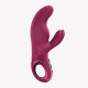 Вибратор кролик розовый Fun Factory - Miss Bi Wine Red
