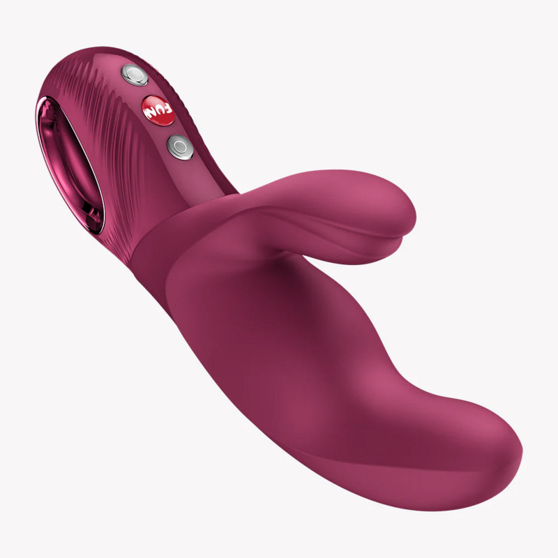 Вибратор кролик розовый Fun Factory - Miss Bi Wine Red