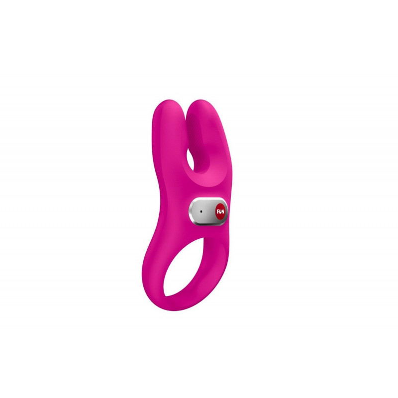 Эрекционное кольцо с вибрацией розовое Fun Factory Nos XL pink