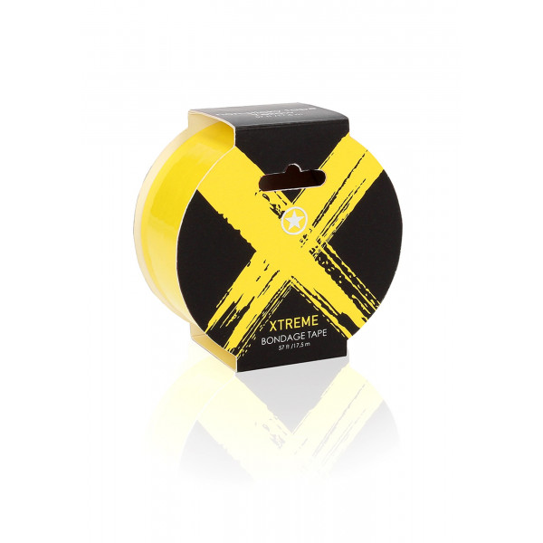 Скотч желтый Ouch XTREME BONDAGE TAPE, 17,5 м