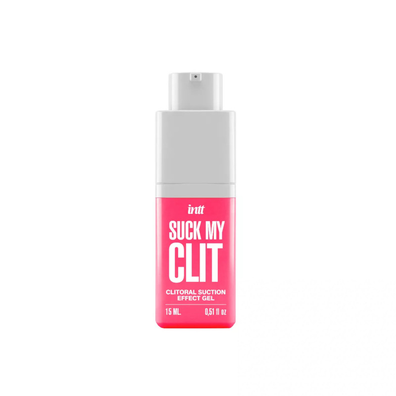 Жидкий вибратор со вкусом дикой клубники Intt SUCK MY CLIT Wild Strawberry