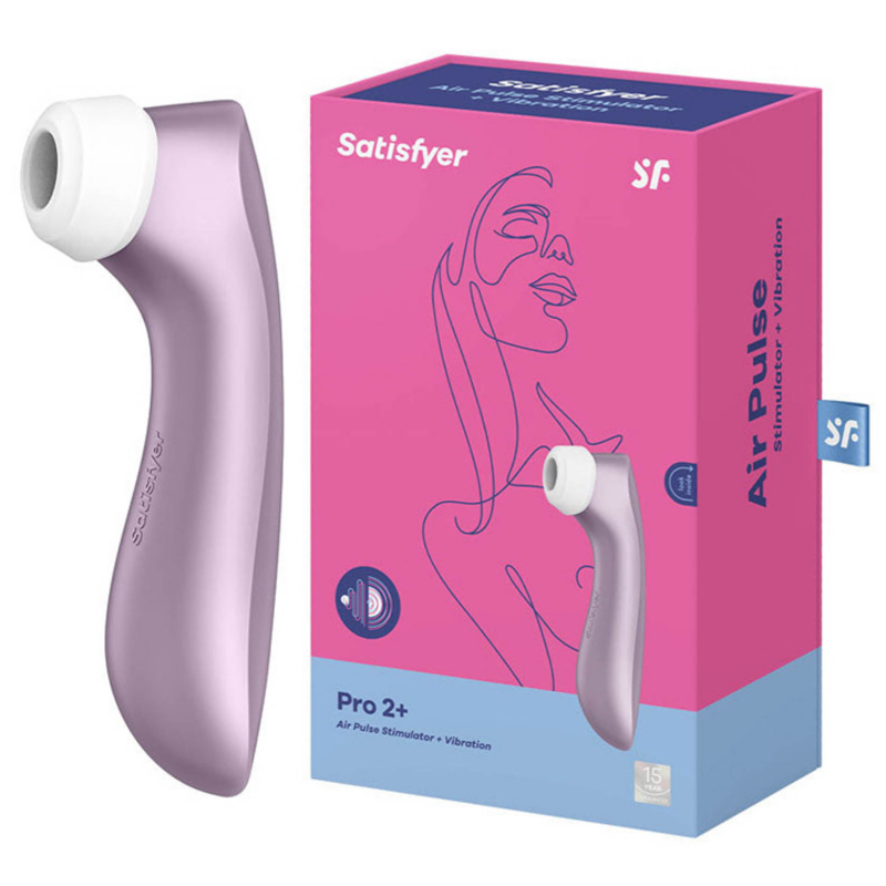 Вакуумный стимулятор клитора Satisfyer Pro 2+ фиолетовый