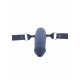 Силиконовый кляп с членом Taboom Silicone Breathable Penis Gag Blue