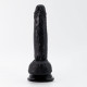 Фаллоимитатор черный CRUSHIOUS INVIKTUS 7 LIQUID SILICONE DILDO BLACK, 19 см
