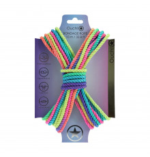 Веревка для бондажа разноцветная Ouch Polyester Bondage Rope - 32.8 ft / 10 м