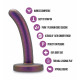 Гладкий фиолетовый фаллоимитатор Blush TEMPTASIA SURRENDER PEG BEGINNER POWER P, 12 см