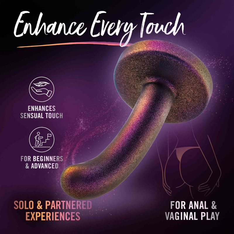 Гладкий фиолетовый фаллоимитатор Blush TEMPTASIA SURRENDER PEG BEGINNER POWER P, 12 см