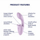 Вибратор с имитацией кунилингуса Satisfyer Tongue Expert