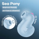 Вакуумный стимулятор клитора с вибрацией 2 в 1 Satisfyer Sea Pony