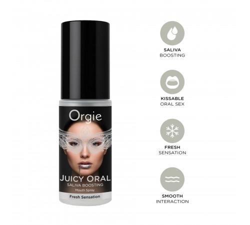 Спрей для полости рта, стимулирующий выработку слюны Orgie JUICY ORAL, 15 мл