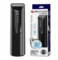 Сосущий мастурбатор с вибрацией Pretty Love Larissa Suction & Vibration Masturbator