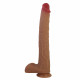 Реалистичный фаллоимитатор гигант Pretty Love Torin-PLUS – Realistic Silicone Dildo, 37,5 см