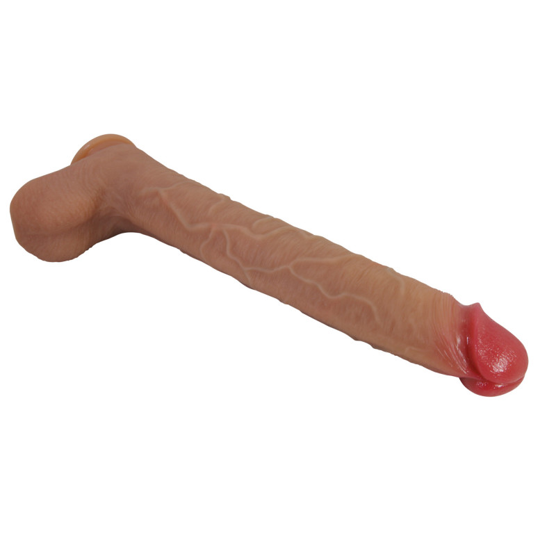 Реалистичный фаллоимитатор гигант Pretty Love Torin-PLUS – Realistic Silicone Dildo, 37,5 см