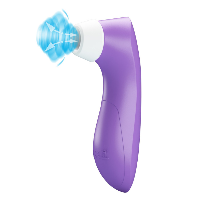 Вакуумный стимулятор фиолетовый Baile Sucking pleasure stimulator Breezer