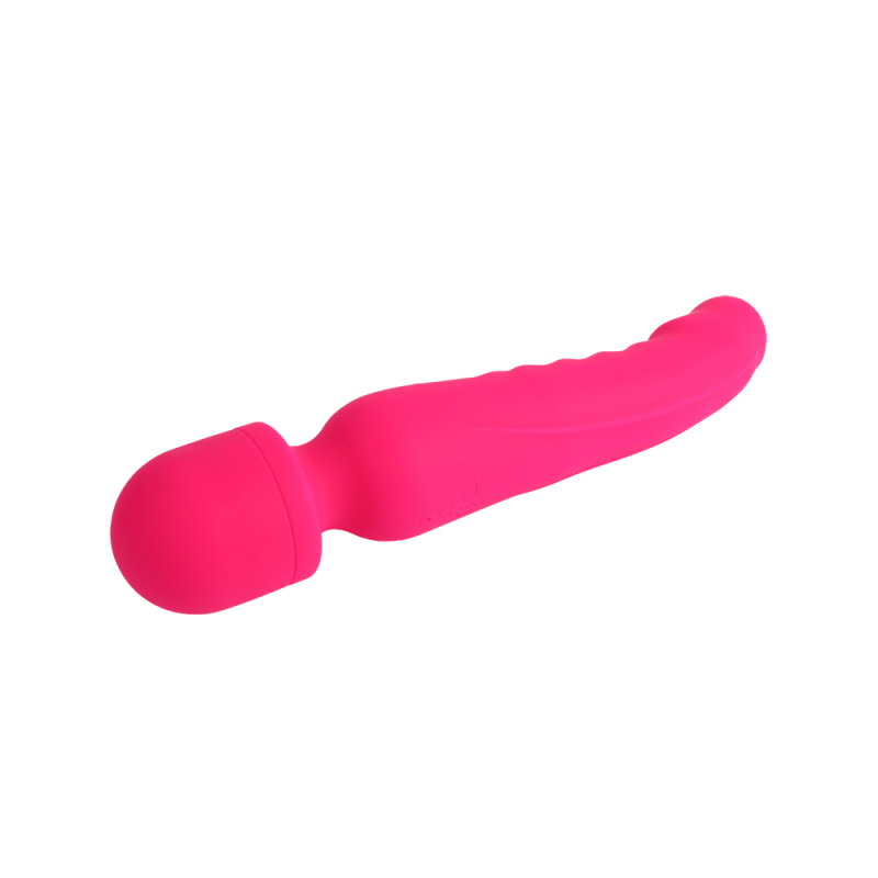 Вибратор массажер 2 в 1 с подогревом Intimate Melody Pleasure Spreader Wand-Pink