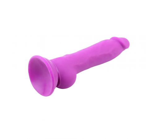 Реалистичный фаллоимитатор фиолетовый Delux Pure Nature Rick.G - Purple, 22,7 см