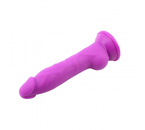 Реалистичный фаллоимитатор фиолетовый Delux Pure Nature Rick.G - Purple, 22,7 см