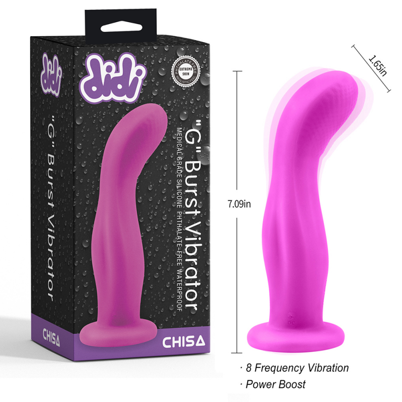Вибратор для точки G розовый DiDi "G" Burst Vibrator, 18 см