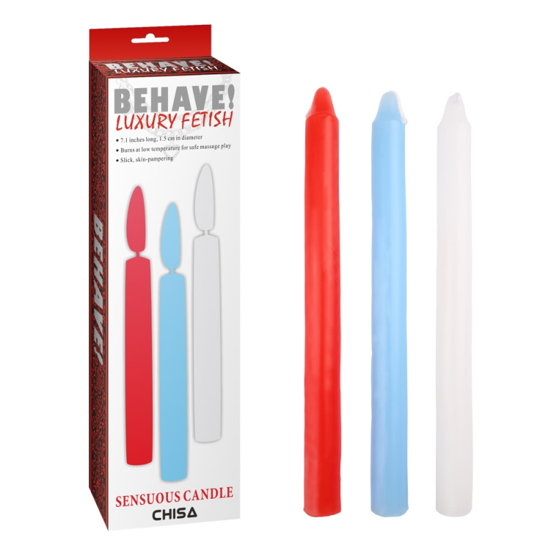 Низкотемпературные бдсм свечи Behave! Sensuous Candle