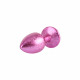 Анальная пробка со стразой размер S MATRIX MONT Nebula Pink Gem Butt Plug