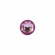 Анальная пробка со стразой размер S MATRIX MONT Nebula Pink Gem Butt Plug