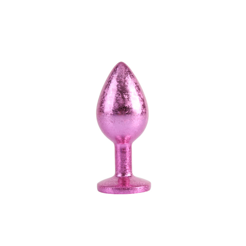 Анальная пробка со стразой размер M MATRIX MONTNebula Pink Gem Butt Plug