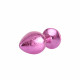 Анальная пробка со стразой размер M MATRIX MONTNebula Pink Gem Butt Plug