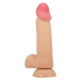 Реалистичный фаллоимитатор с подвижной кожей Lisle, 21,8 см