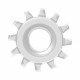 Эрекционное кольцо LoveToy POWER PLUS Cockring Flower Clear
