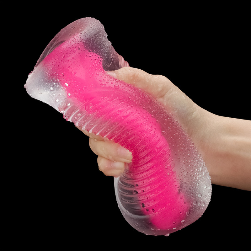 Мастурбатор светящийся в темноте LoveToy 6.0'' Lumino Play Masturbator - Pink Glow