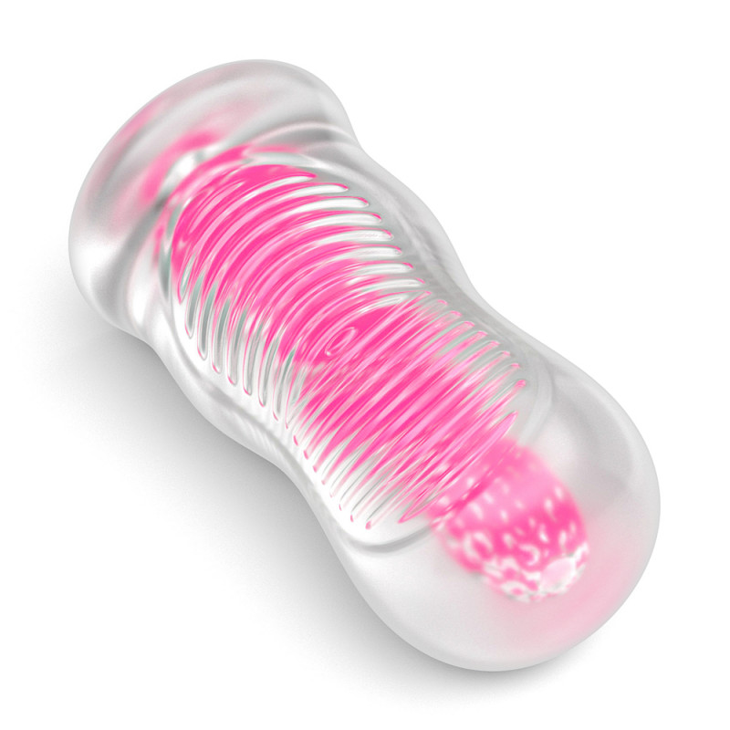 Мастурбатор светящийся в темноте LoveToy 6.0'' Lumino Play Masturbator - Pink Glow