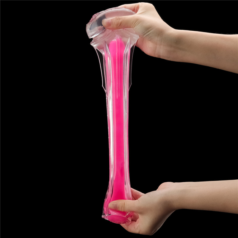 Мастурбатор светящийся в темноте LoveToy 8.5'' Lumino Play Masturbator - Pink Glow