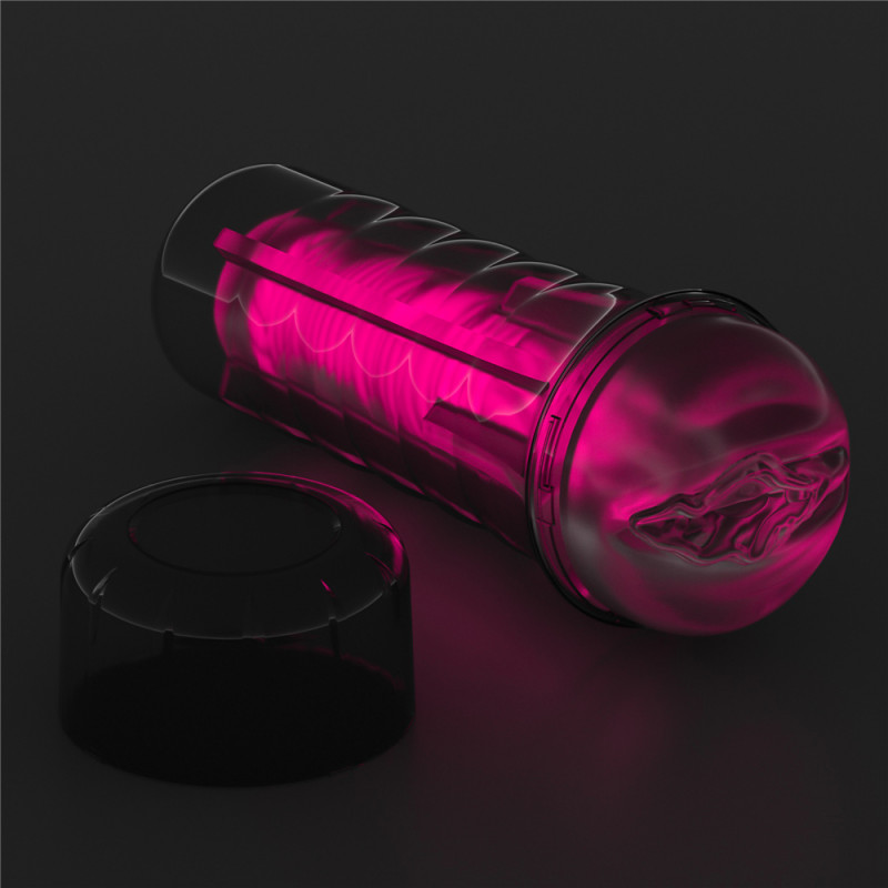 Мастурбатор светящийся в темноте LoveToy 8.5'' Lumino Play Masturbator - Pink Glow
