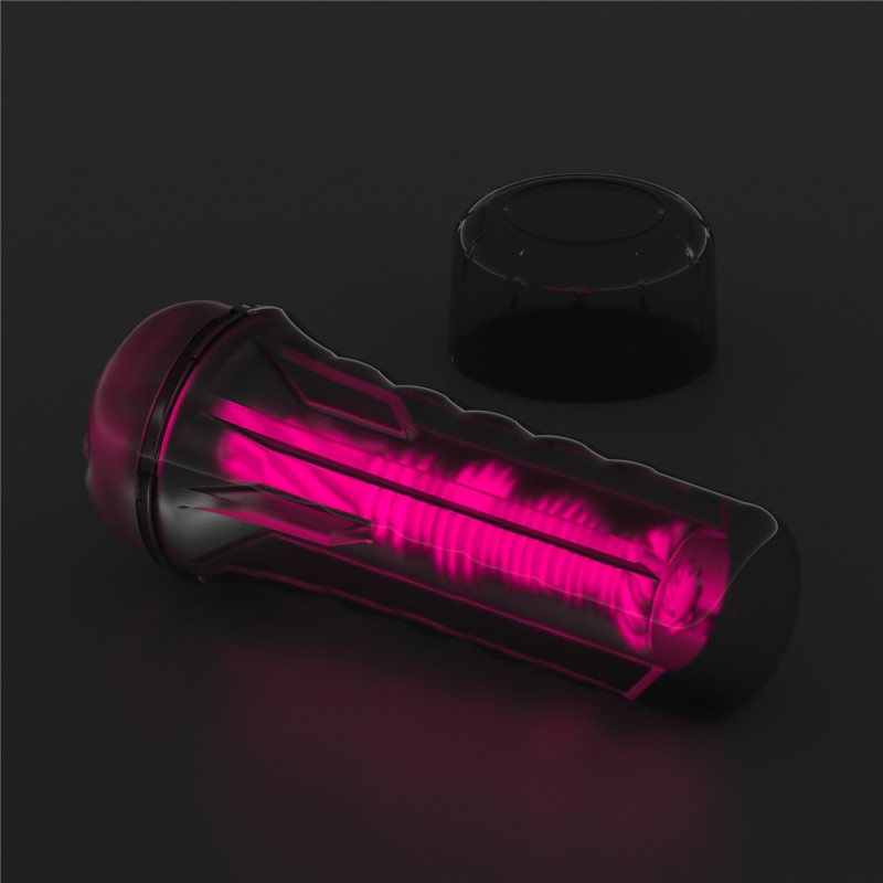 Мастурбатор светящийся в темноте LoveToy 8.5'' Lumino Play Masturbator - Pink Glow