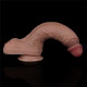 Реалистичный фаллоимитатор LoveToy 8.5'' Dual Layered Silicone Cock, 21,5 см