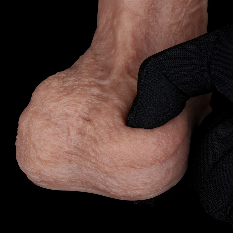 Реалистичный фаллоимитатор LoveToy 8.5'' Dual Layered Silicone Cock, 21,5 см