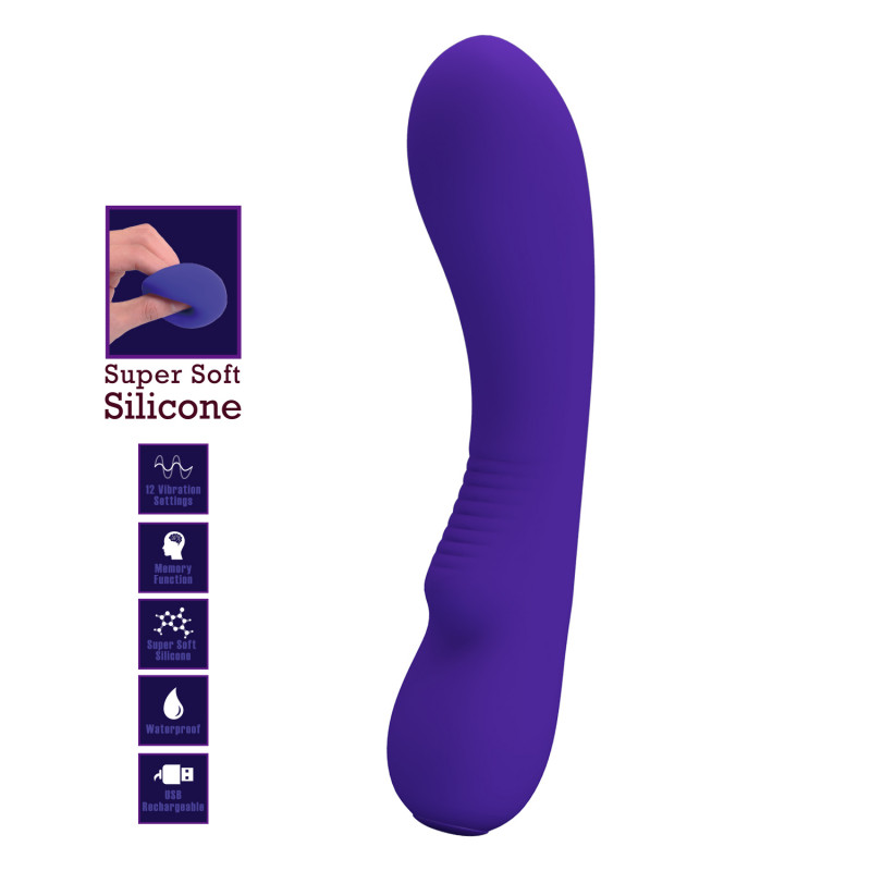Вибратор из супер-силикона Pretty Love Matt Super Soft Silicone