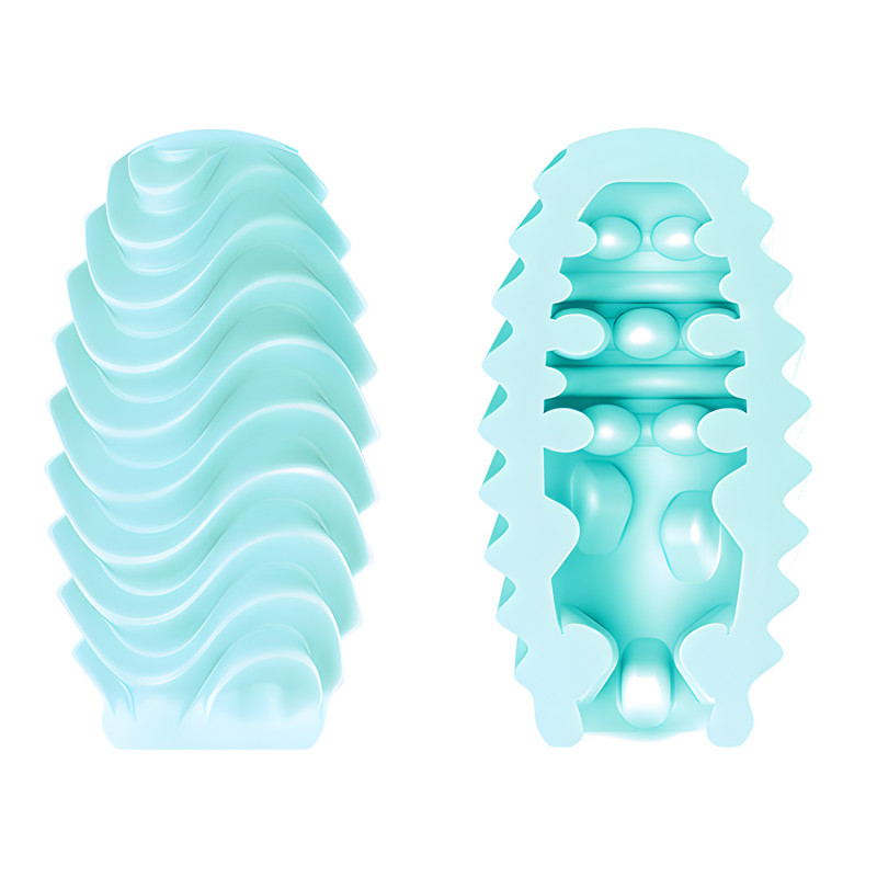 Мастурбатор яйцо двухсторонний Pretty Love Attractive Double-Side Egg Blue