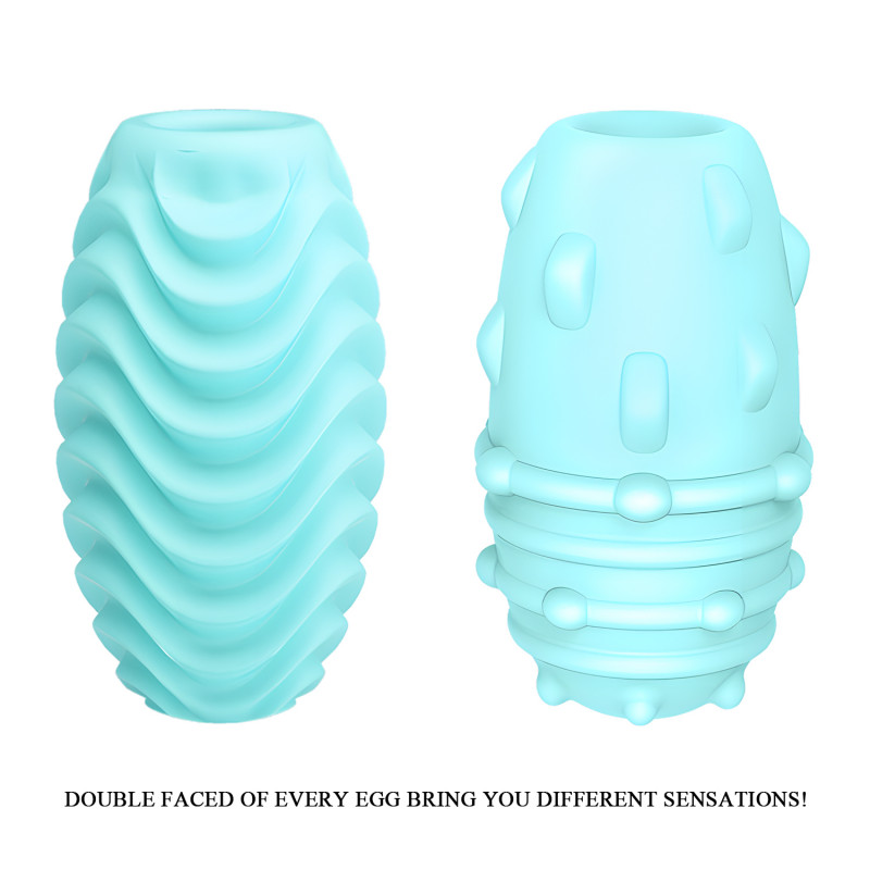 Мастурбатор яйцо двухсторонний Pretty Love Attractive Double-Side Egg Blue