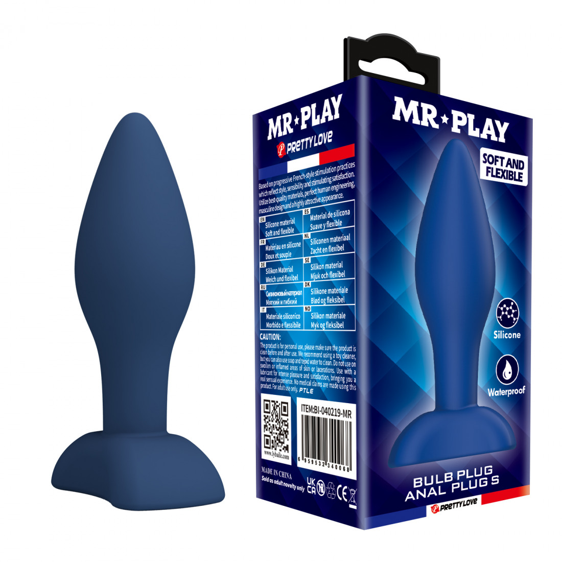 Анальная пробка размер S Mr Play